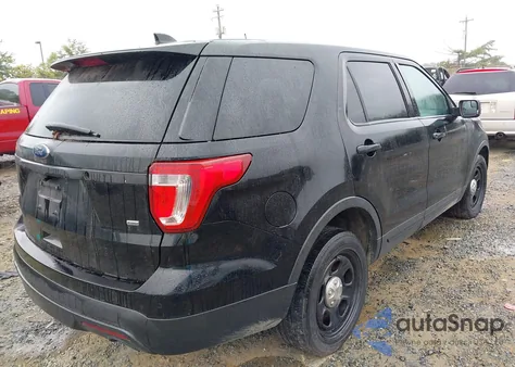 2017 Ford Explorer Police Interceptor from USA, damaged, VIN 1FM5K8AR3HGA89346